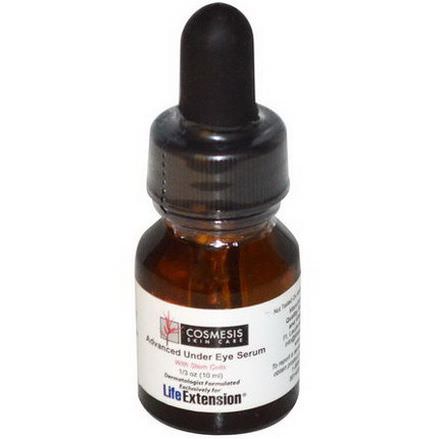 Life Extension, Cosmesis Skin Care, Advanced Under Eye Serum, With Stem Cells 10ml