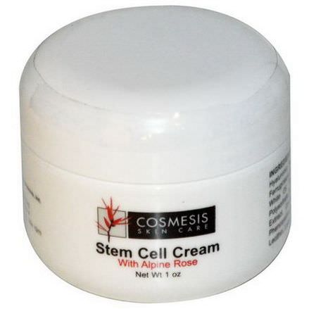 Life Extension, Cosmesis Skin Care, Stem Cell Cream, With Alphine Rose, 1 oz