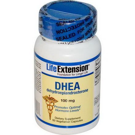 Life Extension, DHEA, 100mg, 60 Veggie Caps