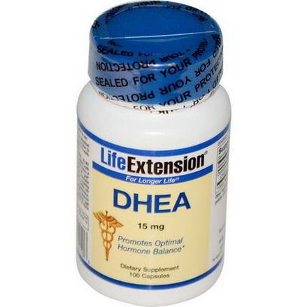 Life Extension, DHEA, 15mg, 100 Capsules
