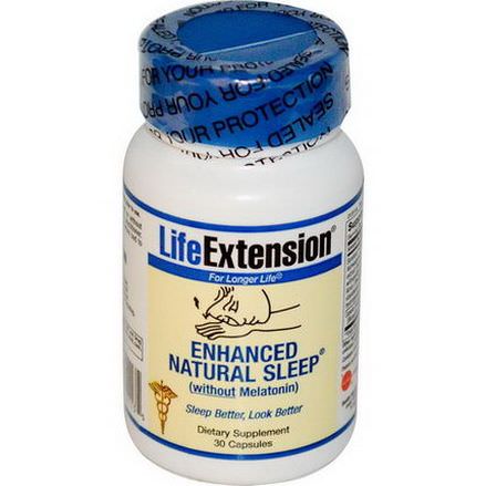 Life Extension, Enhanced Natural Sleep without Melatonin, 30 Capsules