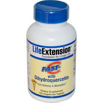 Life Extension, Fast-C with Dihydroquercetin, 120 Veggie Tabs