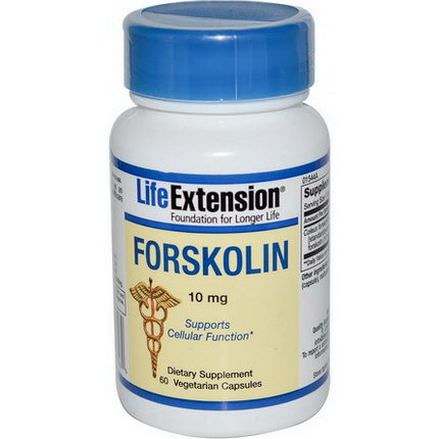 Life Extension, Forskolin, 10mg, 60 Veggie Caps