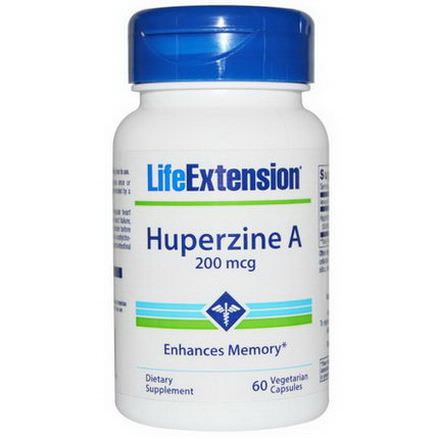 Life Extension, Huperzine A, 200mcg, 60 Veggie Caps