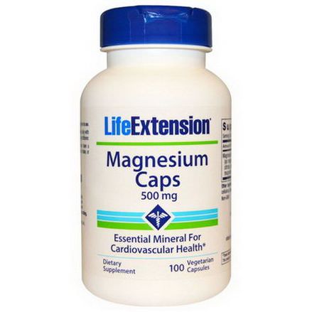 Life Extension, Magnesium Caps, 500mg, 100 Veggie Caps