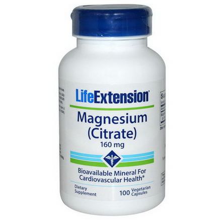 Life Extension Citrate, 160mg, 100 Veggie Caps