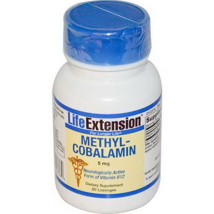 Life Extension, Methyl-Cobalamin, 5mg, 60 Lozenges