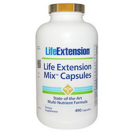 Life Extension, Mix Capsules, 490 Capsules