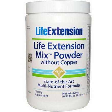 Life Extension, Mix Powder without Copper 420g