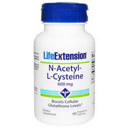 Life Extension, N-Acetyl-L-Cysteine, 600mg, 60 Veggie Caps