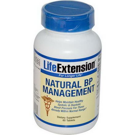 Life Extension, Natural BP Management, 60 Tablets