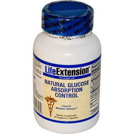 Life Extension, Natural Glucose Absorption Control, 60 Veggie Caps