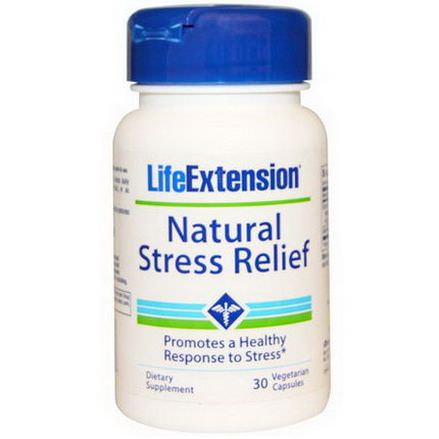 Life Extension, Natural Stress Relief, 30 Veggie Caps