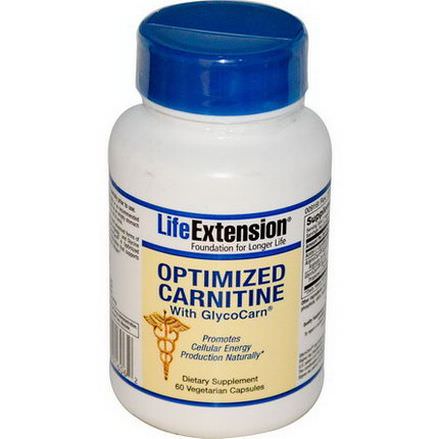 Life Extension, Optimized Carnitine, With GlycoCarn, 60 Veggie Caps