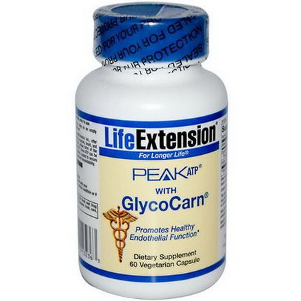 Life Extension, PEAK ATP with GlycoCarn, 60 Veggie Caps