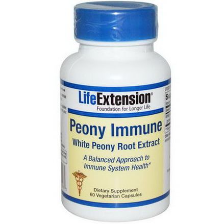 Life Extension, Peony Immune, 60 Veggie Caps
