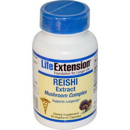 Life Extension, Reishi Extract Mushroom Complex, 60 Veggie Caps