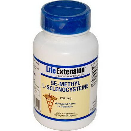 Life Extension, Se-Methyl L-Selenocysteine, 200mcg, 100 Veggie Caps