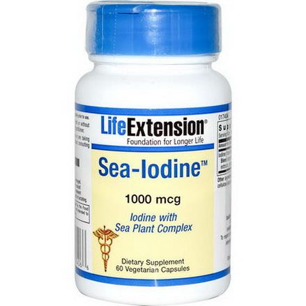 Life Extension, Sea-Iodine, 1000mcg, 60 Veggie Caps