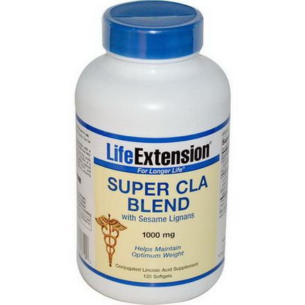 Life Extension, Super CLA Blend, with Sesame Lignans, 1000mg, 120 Softgels