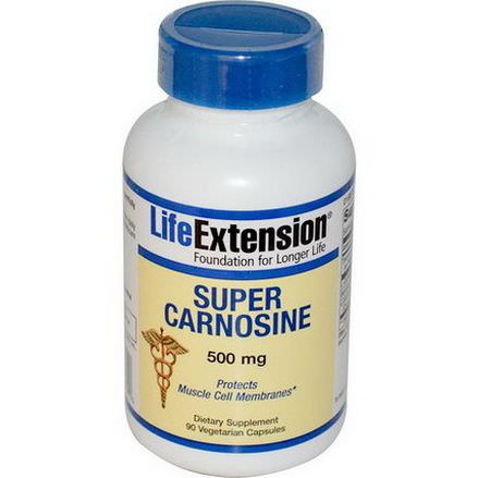 Life Extension, Super Carnosine, 500mg, 90 Veggie Caps