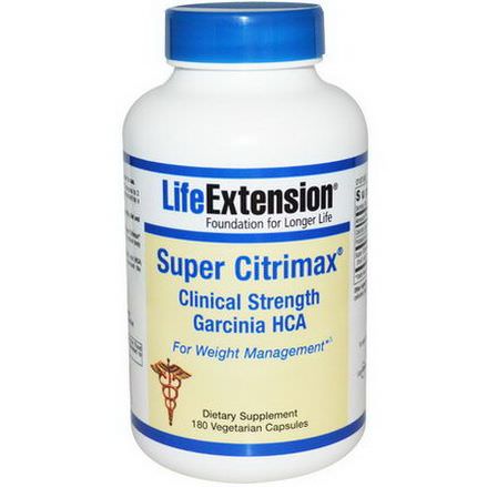 Life Extension, Super Citrimax, 180 Veggie Caps