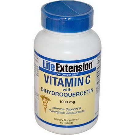 Life Extension, Vitamin C with Dihydroquercetin, 1000mg, 60 Tablets
