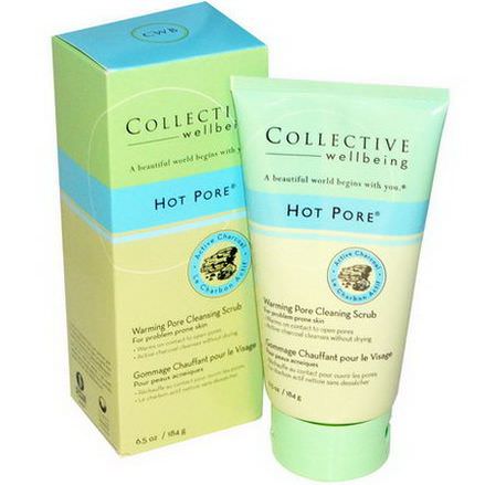 Life Flo Health, Collective Wellbeing, Hot Pore, Warming Pore Cleansing Scrub 184g