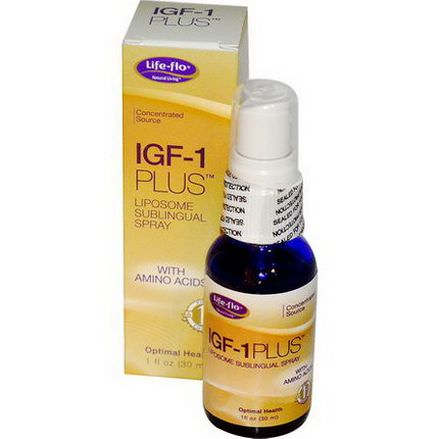 Life Flo Health, IGF-1 Plus, Liposome Sublingual Spray 30ml