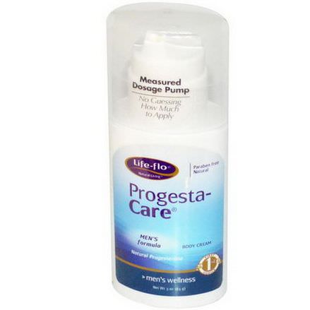 Life Flo Health, Progesta-Care Body Cream, Men's Formula 85g
