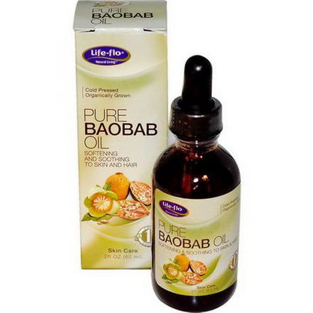Life Flo Health, Pure Baobab Oil, Skin Care 60ml