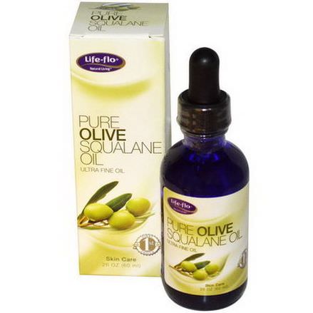 Life Flo Health, Pure Olive Squalane Oil, Skin Care 60ml