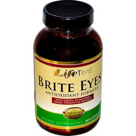 Life Time, Brite Eyes, Antioxidant Formula, 60 Capsules
