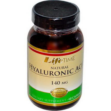 Life Time, Natural Hyaluronic Acid, 140mg, 60 Capsules