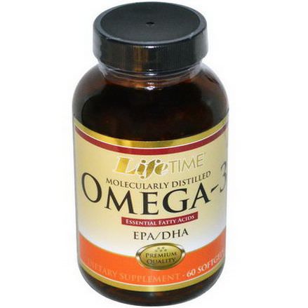 Life Time, Omega-3, EPA/DHA, 60 Softgels