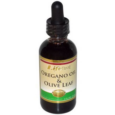 Life Time, Oregano Oil&Olive Leaf 59ml