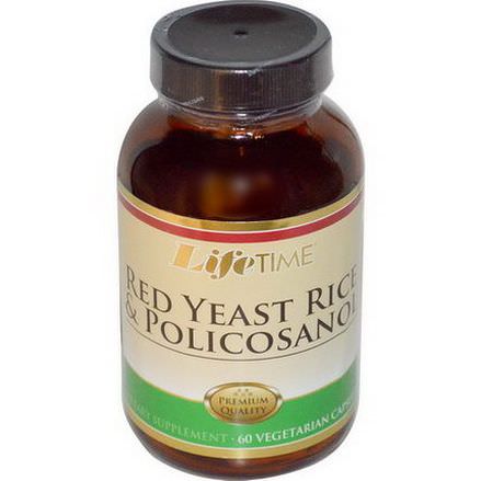 Life Time, Red Yeast Rice&Policosanol, 60 Veggie Caps