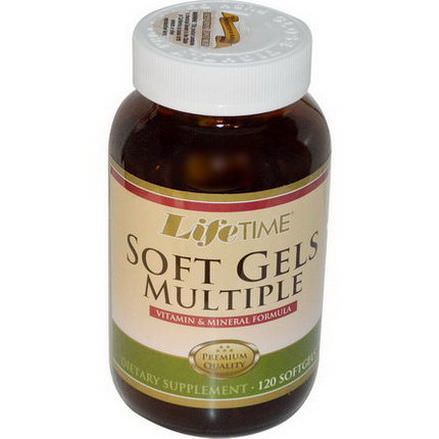 Life Time, Soft Gels Multiple, Vitamin&Mineral Formula, 120 Softgels