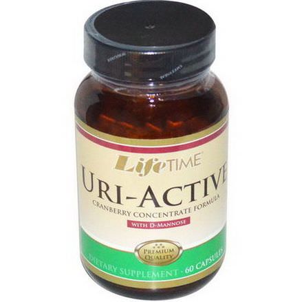 Life Time, Uri-Active, Cranberry Concentrate Formula, 60 Capsules