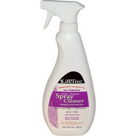 Life Tree, All-Purpose Fresh Natural Spray Cleaner, with Tea Tree Lavender 720ml
