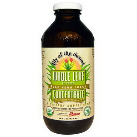 Lily of the Desert, Aloe Vera Juice, Whole Leaf Concentrate 473ml