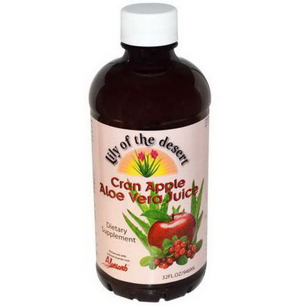 Lily of the Desert, Cran Apple Aloe Vera Juice 946ml