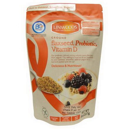 Linwoods, Ground Flax Seed, Probiotic, Vitamin D 227g