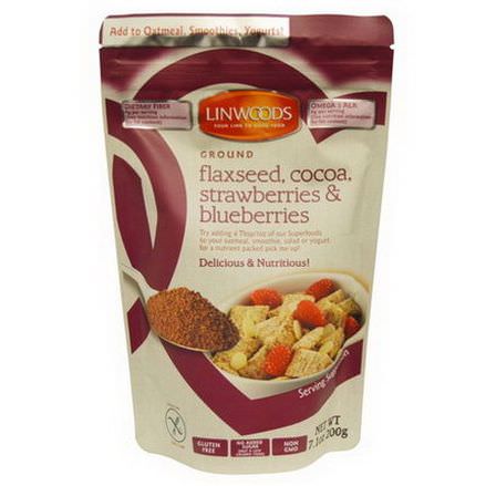 Linwoods, Ground Flaxseed, Cocoa, Strawberries&Blueberries 200g