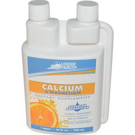 Liquid Health Products, Calcium&Magnesium 946ml