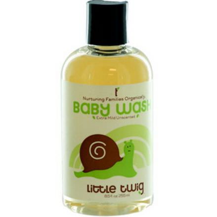 Little Twig, Baby Wash, Extra Mild Unscented 255ml