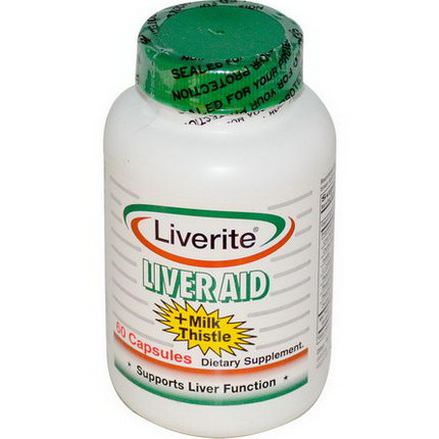 Liverite, Liver Aid, 60 Capsules