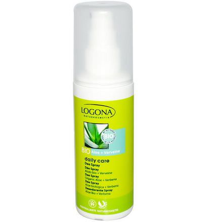 Logona Naturkosmetik, Daily Care Deo Spray, Bio Organic Aloe Verbena 100ml