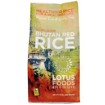 Lotus Foods, Heirloom Bhutan Red Rice 426g