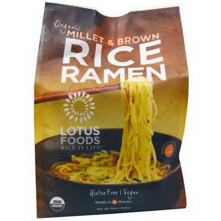 Lotus Foods, Organic Millet&Brown Rice Ramen, 4 Pack 283g